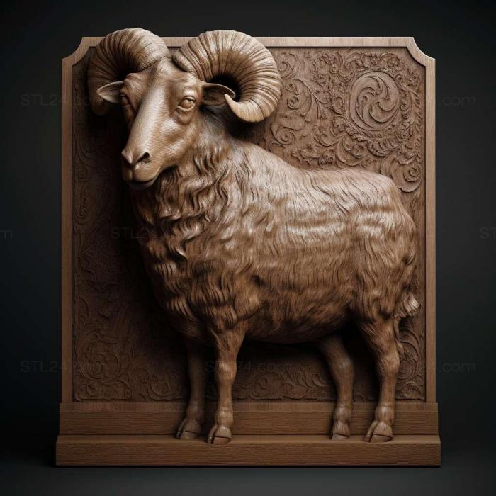 sheep 3d model 1